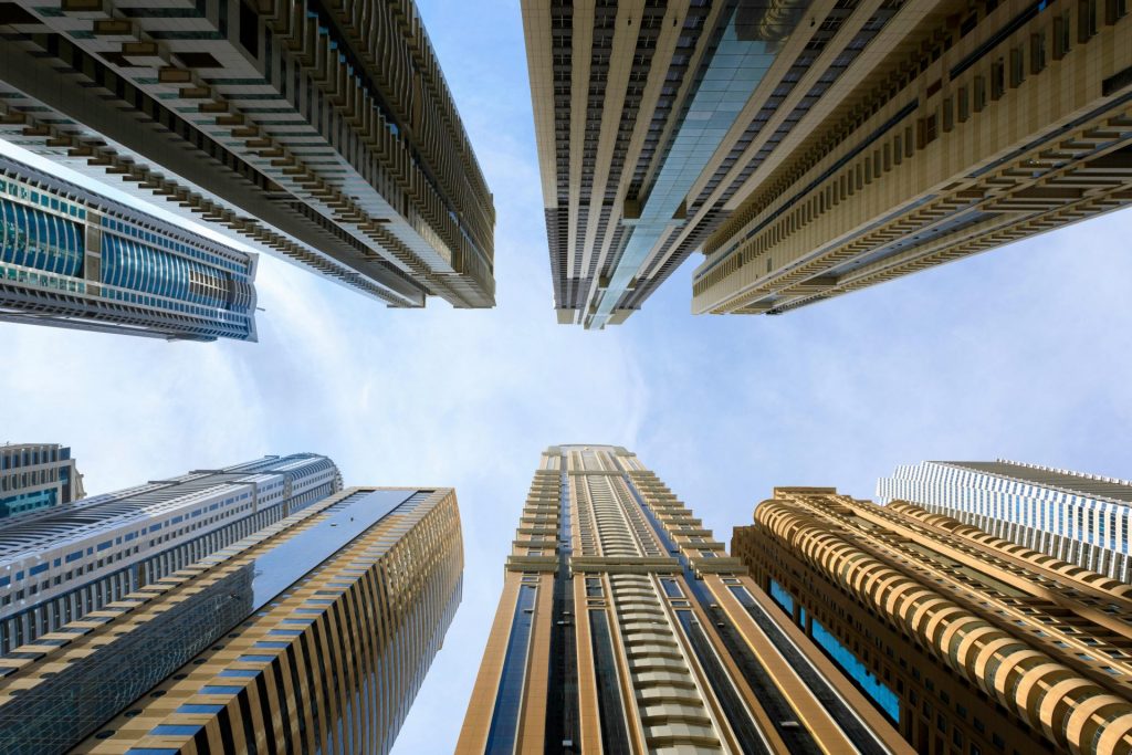 buildings in city of Dubai.
